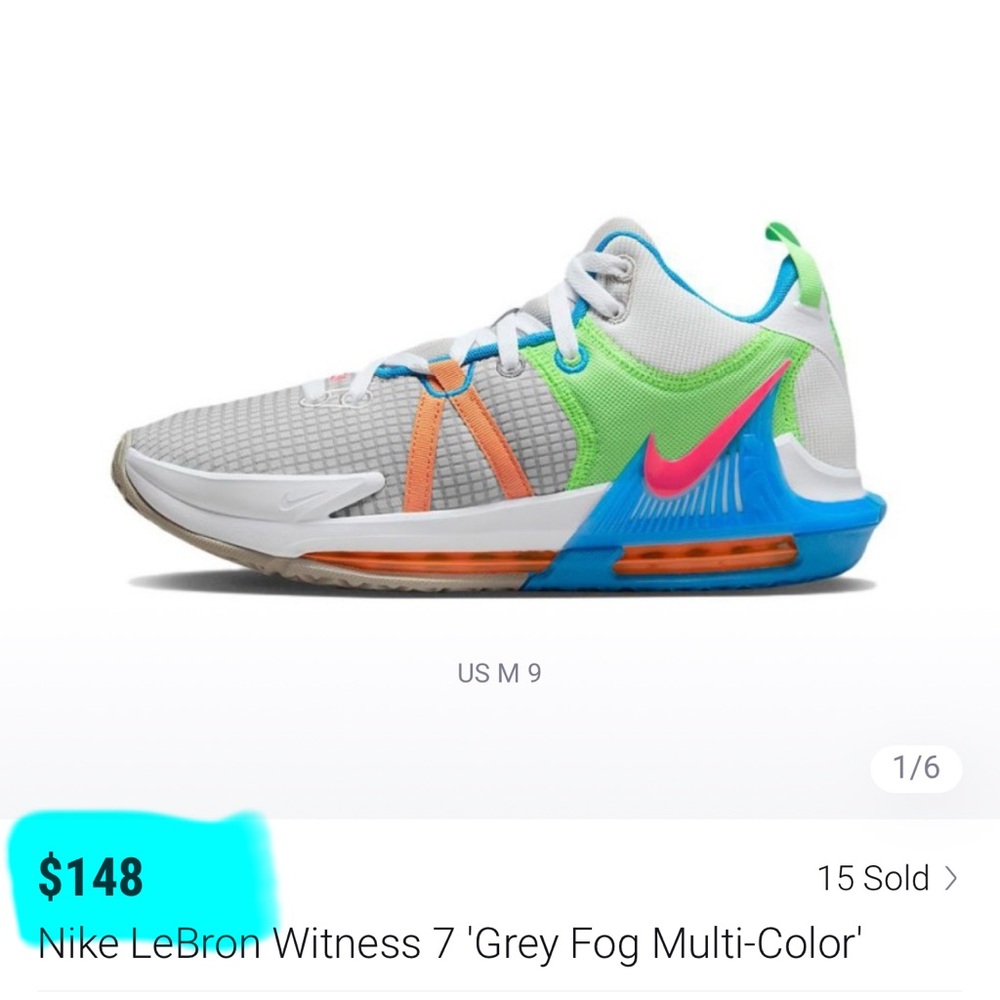 Nike LeBron Witness 7 Kids' Shoes - Multi-Color